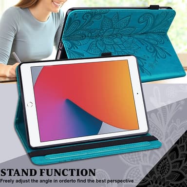SKALO iPad 10.2 Mandala Fodral - Blå