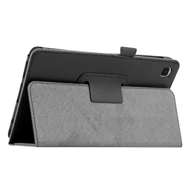 SKALO Samsung Tab A7 Lite Duofold Litchi Fodral - Svart