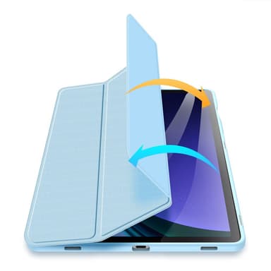 DUX DUCIS Samsung Tab S9/S9 FE TOBY Series Trifold Fodral - Turkos