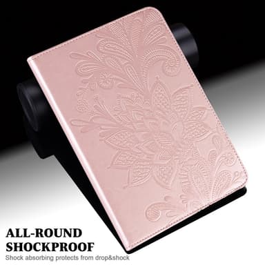 SKALO Samsung Tab S8 Mandala Fodral - Roséguld