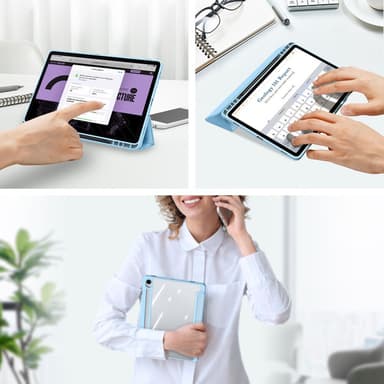 DUX DUCIS Samsung Tab S9/S9 FE TOBY Series Trifold Fodral - Turkos