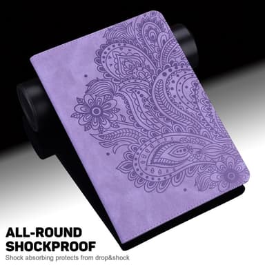 SKALO Google Pixel Tablet Mandala Fodral - Lila