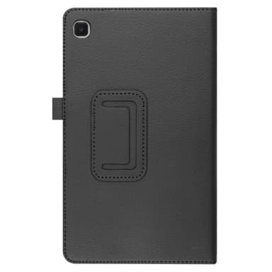 SKALO Samsung Tab A7 Lite Duofold Litchi Fodral - Svart