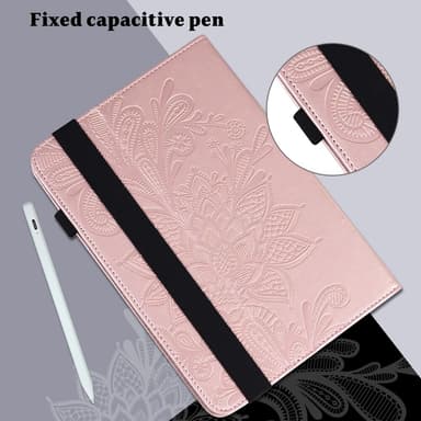 SKALO Samsung Tab S8 Mandala Fodral - Roséguld