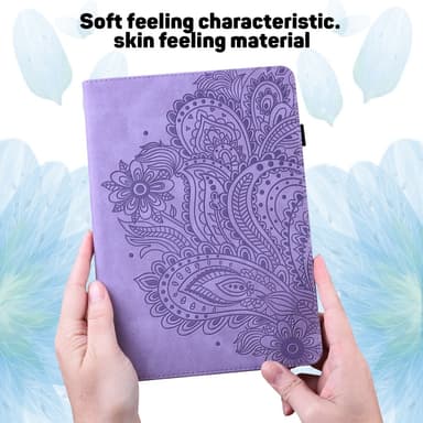 SKALO Google Pixel Tablet Mandala Fodral - Lila