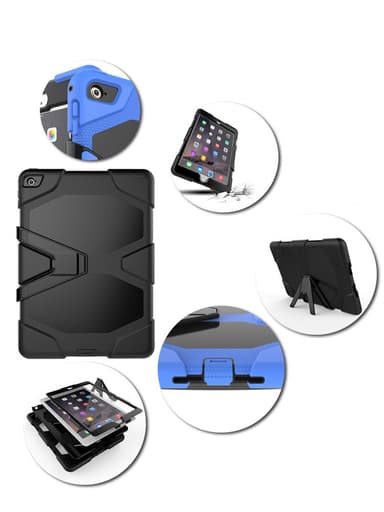 SKALO iPad Mini 4 Extra Stöttåligt Armor Shockproof Skal - Svart