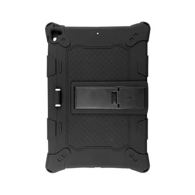 SKALO iPad 10.2 Stöttåligt Armor Silikon Skal - Svart