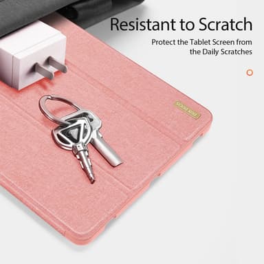 DUX DUCIS Samsung Tab S7+/S7 FE/S8+ DOMO Series Trifold Fodral - Rosa