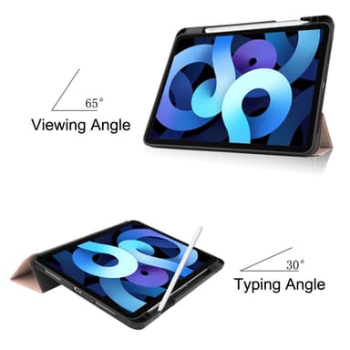 SKALO iPad Air (2020/2022) Trifold Fodral - Roséguld