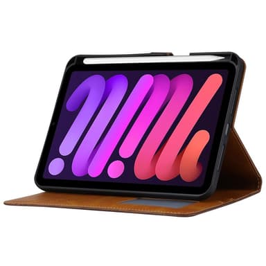 SKALO iPad 10.9 (2022) PU-Läder Plånboksfodral med Penn Hållare - Rosa