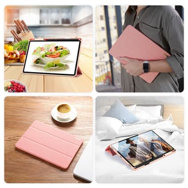 DUX DUCIS Samsung Tab S7+/S7 FE/S8+ DOMO Series Trifold Fodral - Rosa