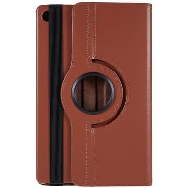 SKALO Lenovo Tab M10 Plus 10.6"" (Gen 3) 360 Litchi Fodral - Brun