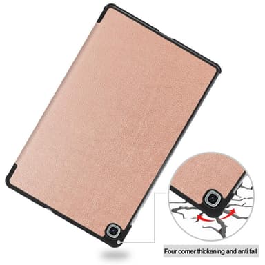 SKALO Samsung Tab S6 Lite Trifold Fodral - Roséguld