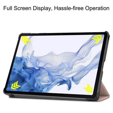 SKALO Samsung Tab S8 Trifold Fodral - Roséguld