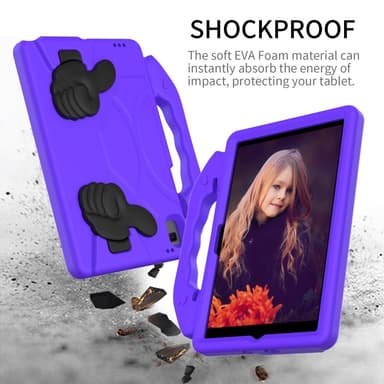 SKALO Samsung Tab A8 10.5 (2021/2022) Thumb Up Barnskal - Lila