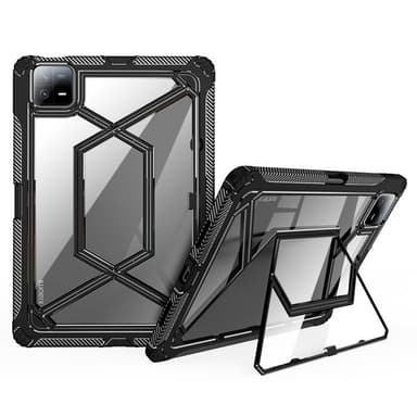 SKALO Xiaomi Pad 6 Armor X Hybrid Skal - Svart