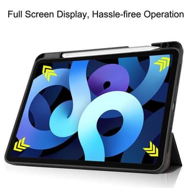 SKALO iPad Air (2020/2022) Trifold Fodral - Svart
