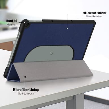 SKALO Google Pixel Tablet Trifold Fodral - Mörkblå