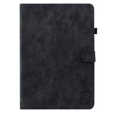 SKALO Lenovo Tab M7 (Gen 3) Cute Tiger PU-Läder Fodral - Svart
