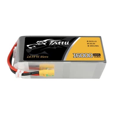 6s 16000mAh - 30C - Gens Ace Tattu XT90 AntiSpark