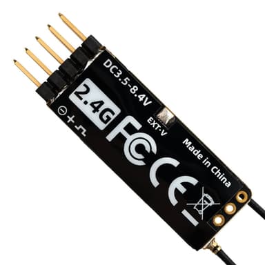 Radiomaster ELRS ER6G 6ch PWM-mottagare 2.4GHz