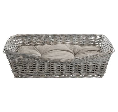 Hundkorg vara nordisk med dyna 50x37cm grå, Trixie
