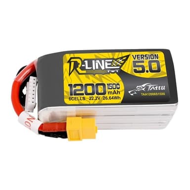 6s  1200mAh -150C - Gens Ace Tattu R-Line 5.0