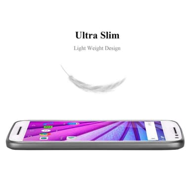 Skal Motorola MOTO G3 Fodral Case (Grå)