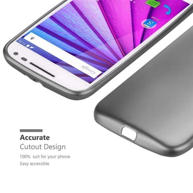 Skal Motorola MOTO G3 Fodral Case (Grå)