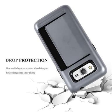 Samsung Galaxy GRAND PRIME Skal Fodral Case (Silver)