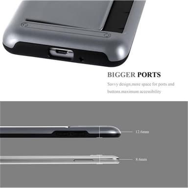 Samsung Galaxy GRAND PRIME Skal Fodral Case (Silver)