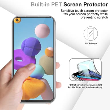 Skal Samsung Galaxy A21s Fodral Case (Transparent)