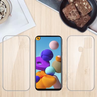 Skal Samsung Galaxy A21s Fodral Case (Transparent)