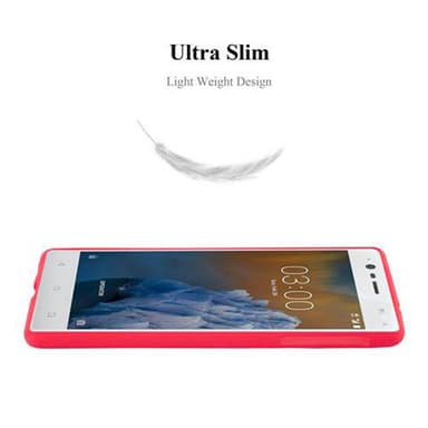 Skal Nokia 3 2017 Fodral Case (Röd)