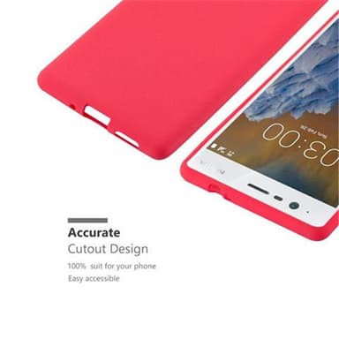 Skal Nokia 3 2017 Fodral Case (Röd)