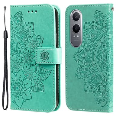 SKALO OnePlus Nord CE4 Lite 5G Mandala Plånboksfodral - Turkos