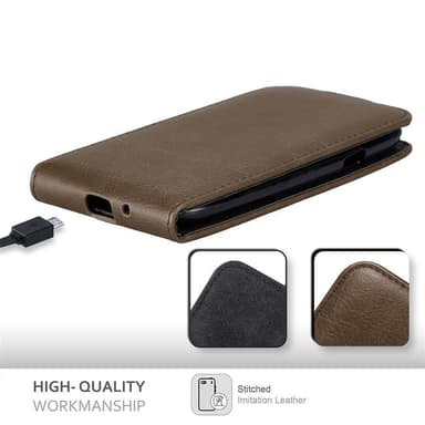 Samsung Galaxy S3 / S3 NEO Flipfodral Skal (Brun)