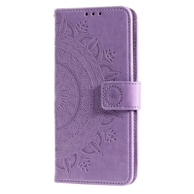 SKALO Motorola Edge 50 Fusion Mandala Plånboksfodral - Lila