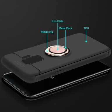 Samsung Galaxy S9 Skal Fodral Case (Svart)
