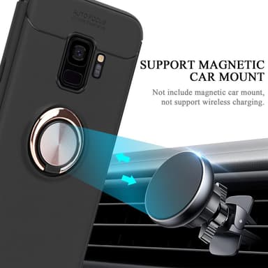 Samsung Galaxy S9 Skal Fodral Case (Svart)