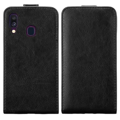 Samsung Galaxy A40 Flipfodral Skal (Svart)