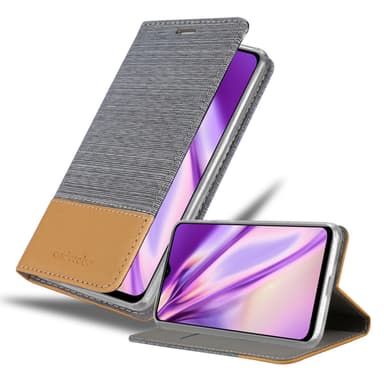 Xiaomi RedMi 9T / POCO M3 Plånboksfodral Skal (Grå)