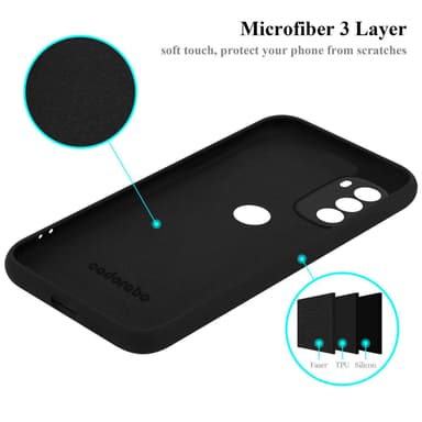 Motorola MOTO G51 5G Skal Fodral Case (Svart)