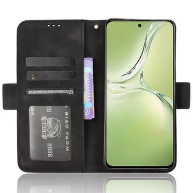 SKALO OnePlus Nord CE4 Lite 5G 6-FACK Plånboksfodral - Svart