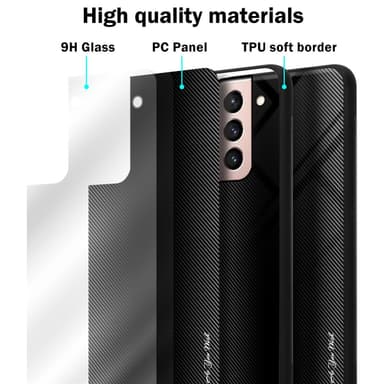 Samsung Galaxy S21 5G Skal Fodral Case (Svart)