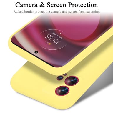 Motorola EDGE 30 FUSION Skal Fodral Case (Gul)