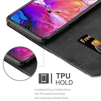 Samsung Galaxy A70 / A70s Skal Fodral Case (Rosa)