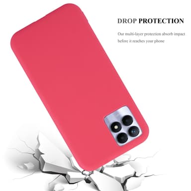 Skal Realme 8i / Narzo 50 4G Fodral Case (Röd)