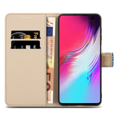 Samsung Galaxy S10 5G Plånboksfodral Skal (Blå)