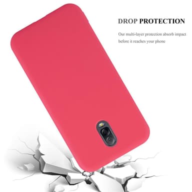 Skal Samsung Galaxy J7 PLUS / C8 Fodral Case (Röd)